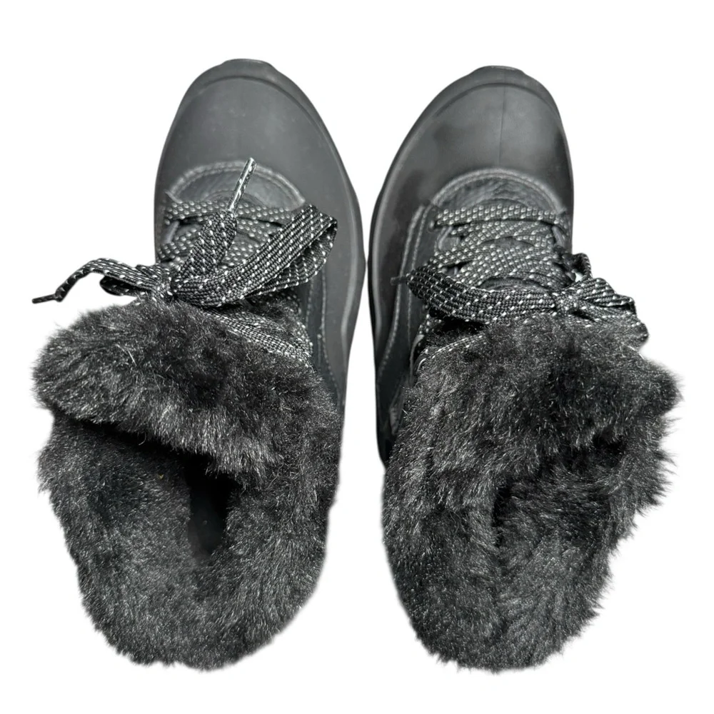 Merrell Aurora 6 Ice+ Women’s Black Fur Lined Winter Boots Waterproof Size 6